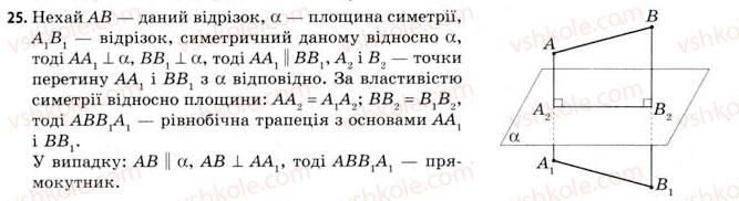 фото задание 25 - § 10. перетворення простору - розділ 1. координати, вектори, геометричні перетворення у просторі