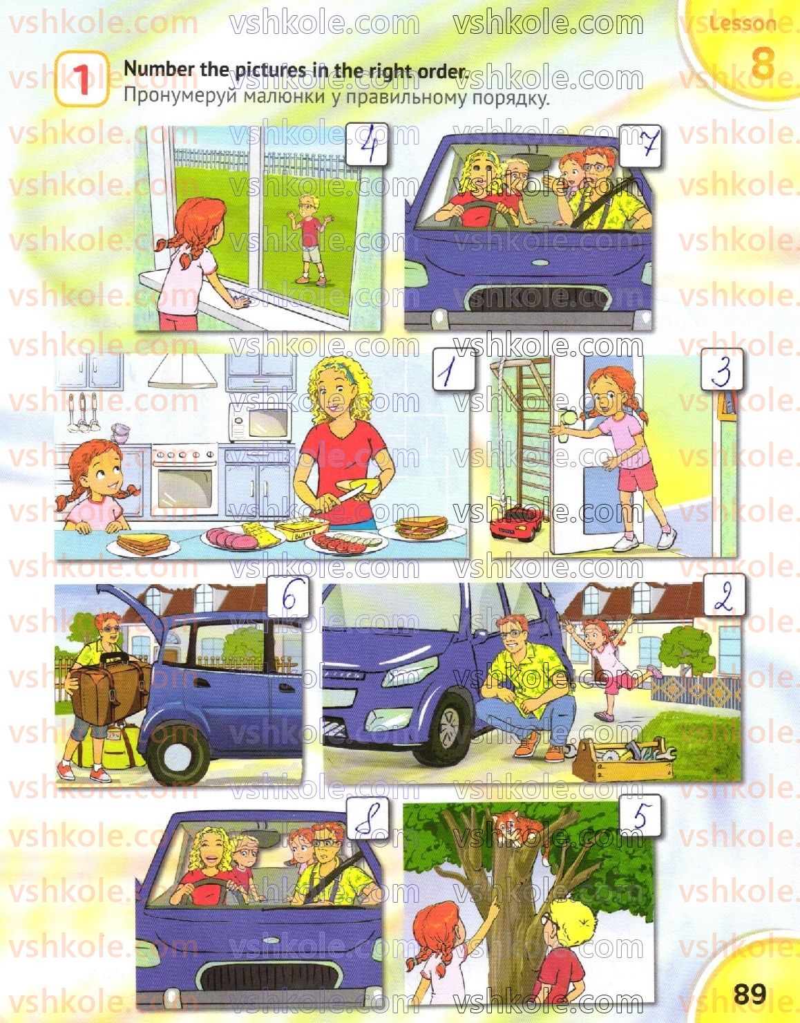 фото задание стр89 - unit 8. seasons and clothes