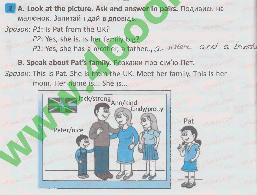 фото задание 2 - lesson 10 - unit 1. my family and friends / моя сім'я і друзі