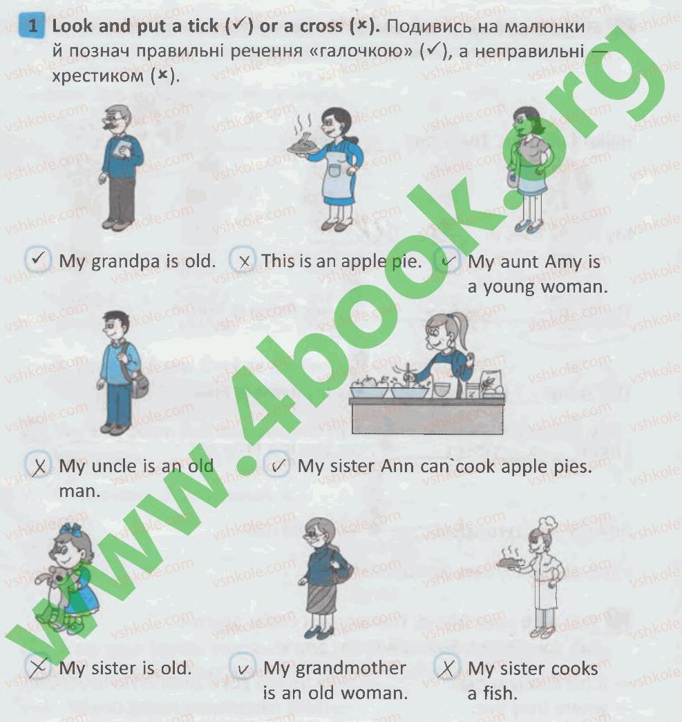 фото задание 1 - lesson 7 - unit 1. my family and friends / моя сім'я і друзі