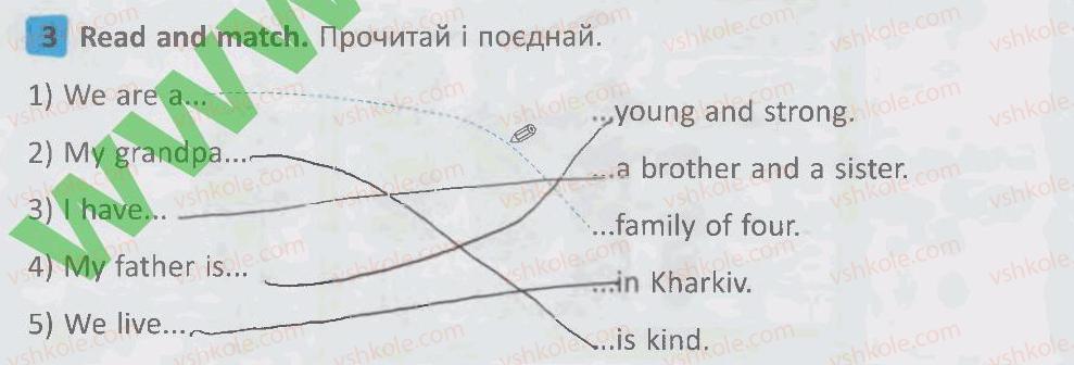 фото задание 3 - lesson 9 - unit 1. my family and friends / моя сім'я і друзі