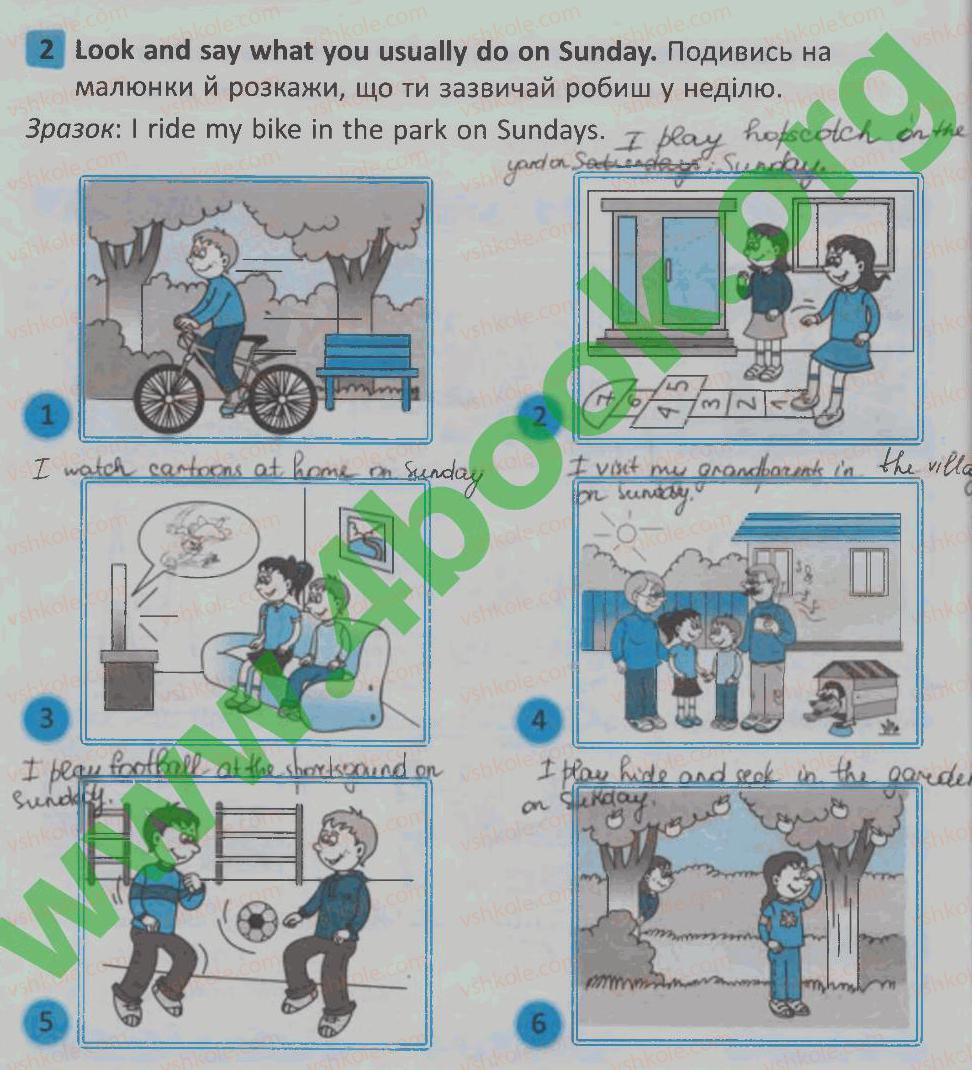 фото задание 2 - lesson 8 - unit 2. let's have fun! / давайте розважатись!