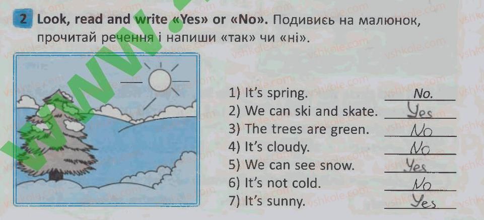 фото задание 2 - lesson 1 - unit 4. seasons and nature / пори року і природа