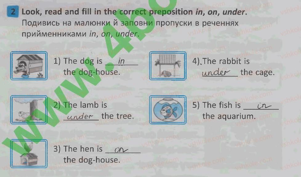 фото задание 2 - lesson 3 - unit 5. animals / тварини