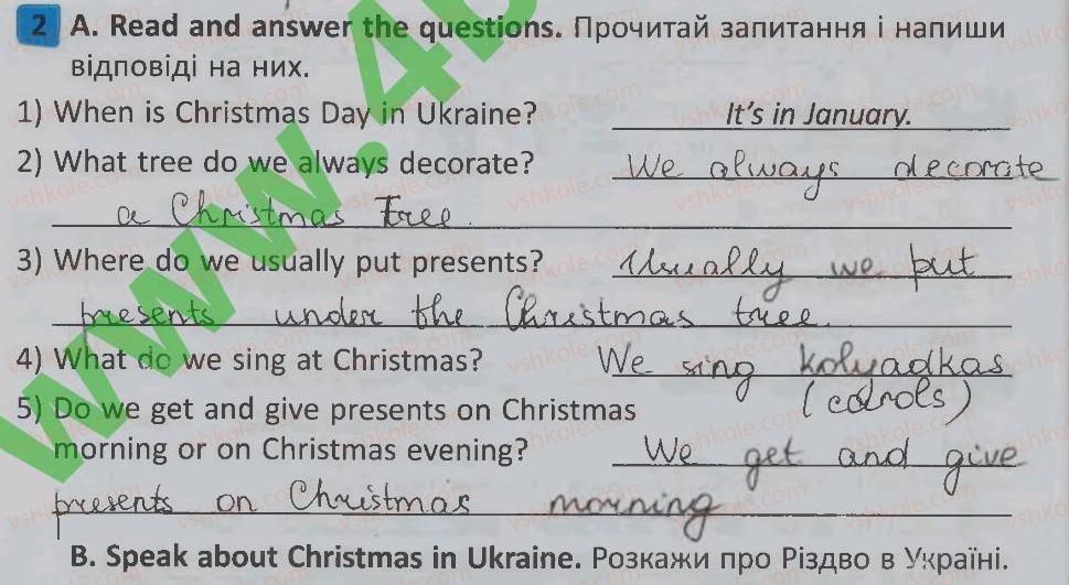 фото задание 2 - lesson 4 - unit 6. i like holidays / я люблю свята
