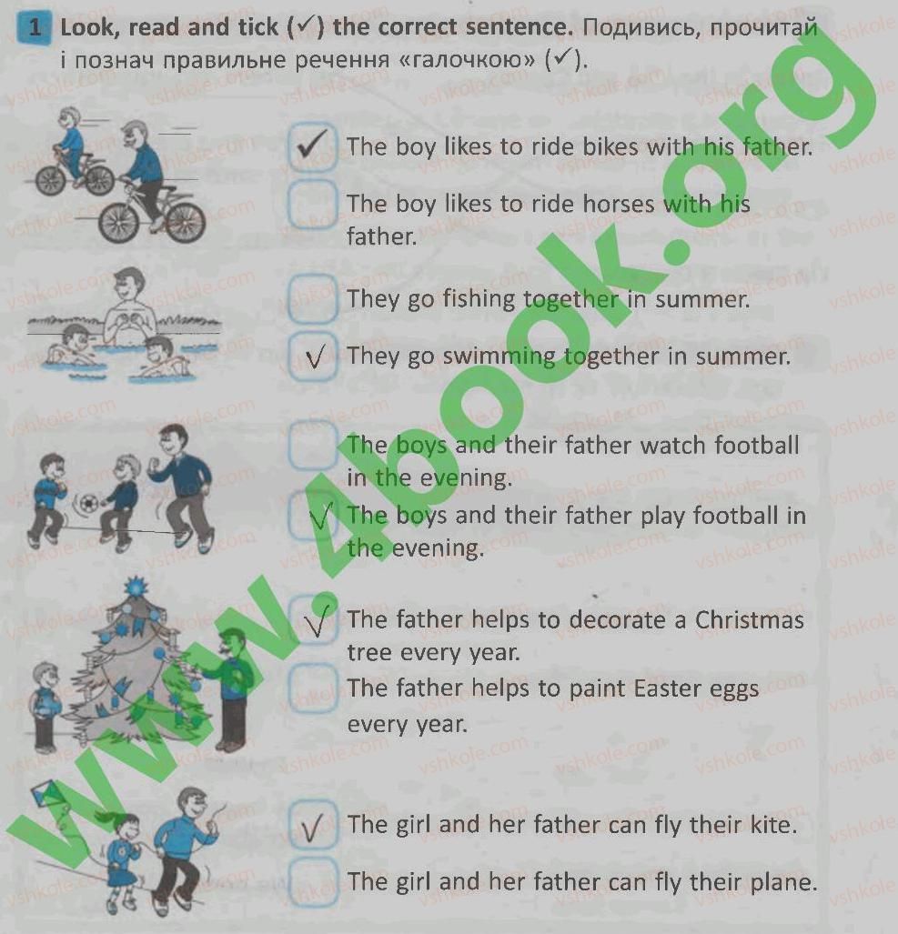 фото задание 1 - lesson 7 - unit 6. i like holidays / я люблю свята