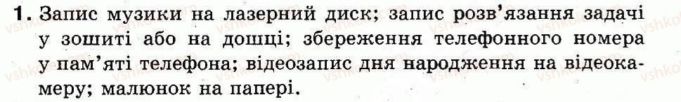фото задание 1 - інформаційні процеси і комп'ютер - розділ 3. поняття про повідомлення, інформацію та інформаційні процеси
