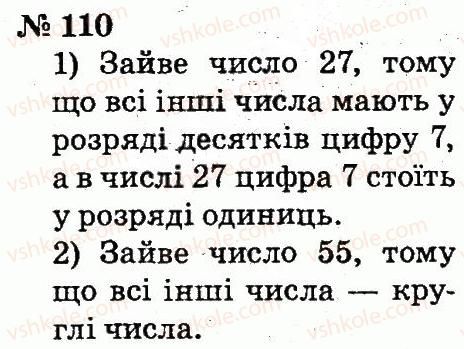 фото задание 110 - розділ 1. узагальнення і систематизація навчального матеріалу за 1 клас