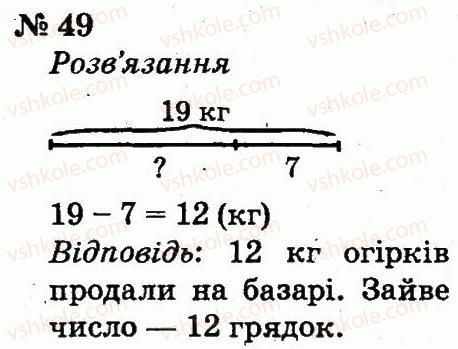 фото задание 49 - розділ 1. узагальнення і систематизація навчального матеріалу за 1 клас