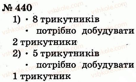 фото задание 440 - розділ 3. усне додавання і віднімання чисел у межах 100 з переходом через розряд