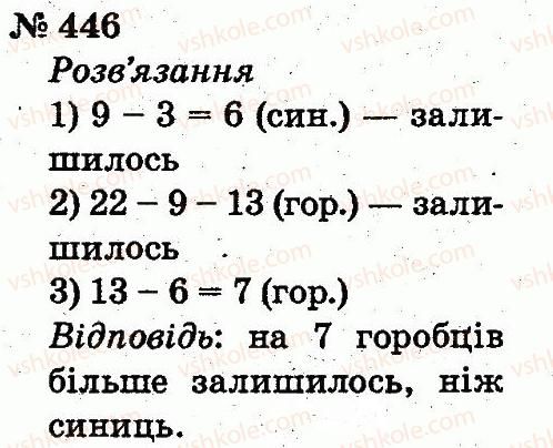 фото задание 446 - розділ 3. усне додавання і віднімання чисел у межах 100 з переходом через розряд