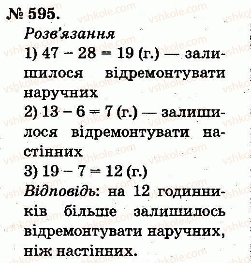 фото задание 595 - арифметичні дії множення та ділення