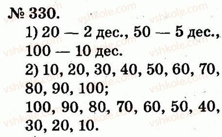 фото задание 330 - усне додавання і віднімання двоцифрових чисел з переходом через розряд