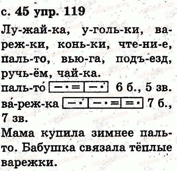 фото задание 119 - звуки и буквы. слог. ударение
