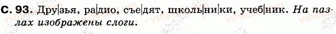 фото задание 93 - страницы 71-100 - учим новые буквы, слушаем, говорим