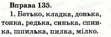 фото задание 135 - звуки і букви. склад. наголос