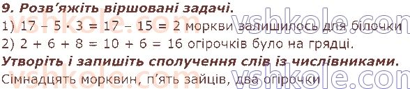 фото задание 9 - § 15. слова — назви чисел (числівники) - слова - назви (предметів, ознак, дій, чисел)