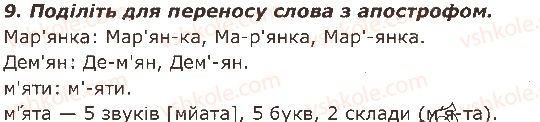 фото задание 9 - § 6. перенос слів із рядка в рядок - звуки і букви