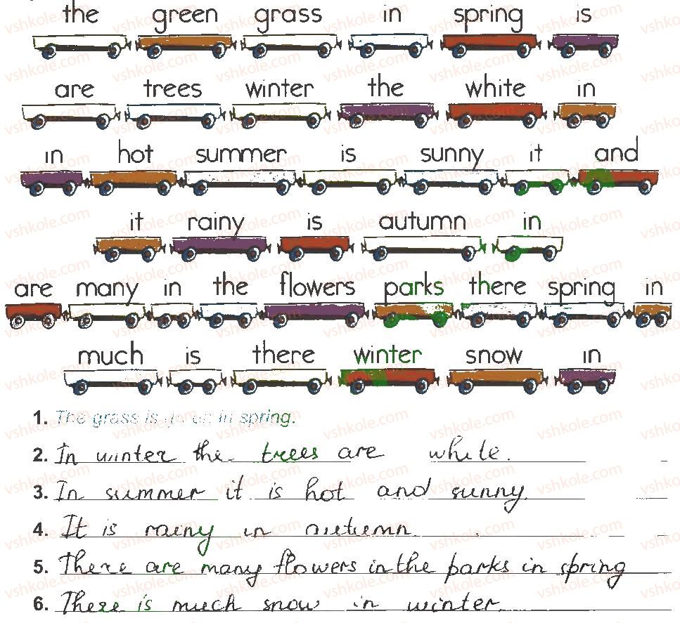 фото задание 2 - lesson 1 - unit 1. nature. seasons
