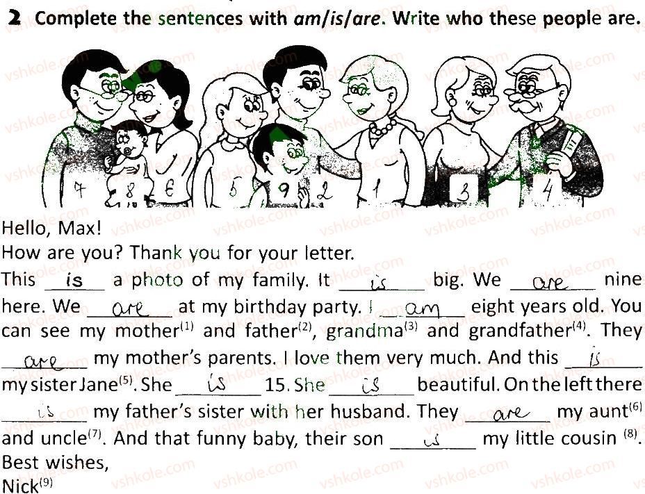 фото задание 2 - lesson 1 - unit 3. meet my family