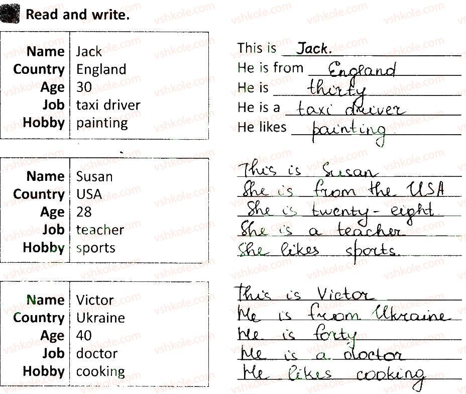 фото задание 3 - lesson 5 - unit 3. meet my family