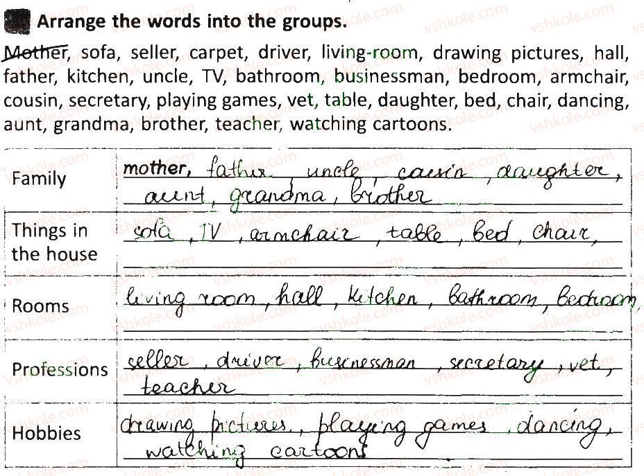 фото задание 2 - lesson 8 - unit 2. my dear family