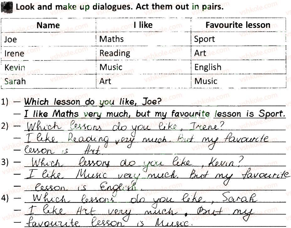 фото задание 4 - lesson 3 - unit 3. welcome back to school