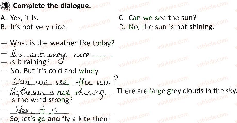 фото задание 1 - lesson 4 - unit 6. spring is here, summer will come