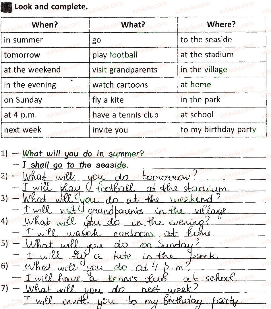 фото задание 1 - lesson 5 - unit 6. spring is here, summer will come