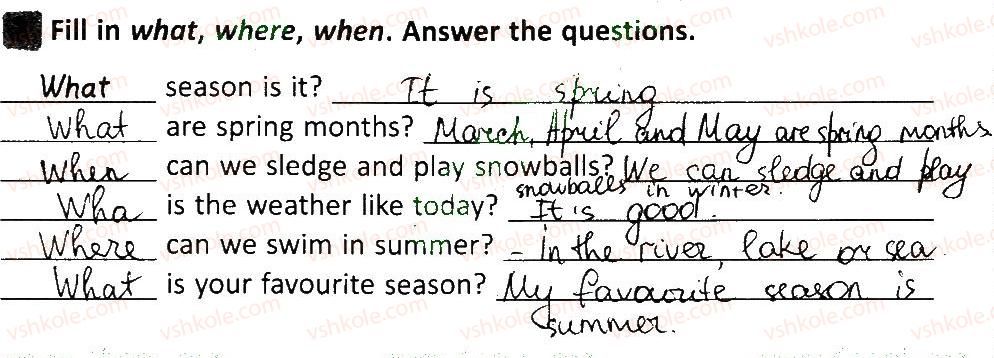 фото задание 2 - lesson 8 - unit 6. spring is here, summer will come