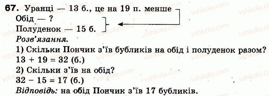 фото задание 67 - розділ 1. узагальнення і систематизація навчального матеріалу за 2 клас