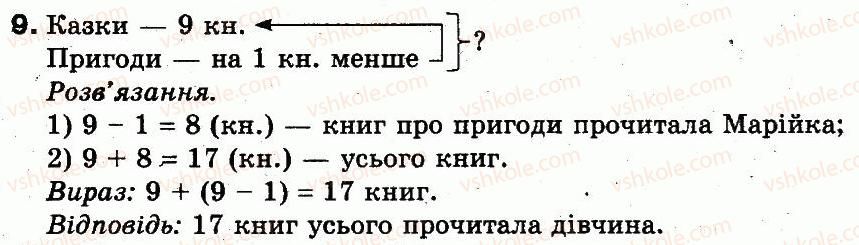 фото задание 9 - розділ 1. узагальнення і систематизація навчального матеріалу за 2 клас