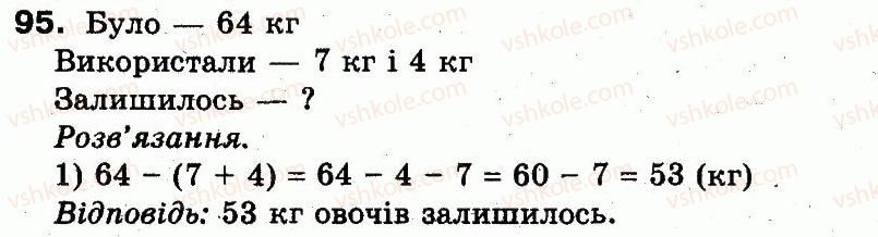 фото задание 95 - розділ 1. узагальнення і систематизація навчального матеріалу за 2 клас
