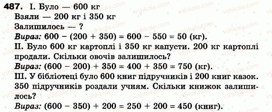 фото задание 487 - розділ 2. нумерація чисел у концентрі «тисяча». усне та письмове додавання чисел у межах 1000