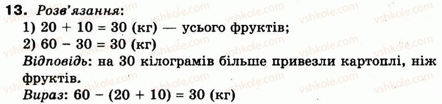 фото задание 13 - повторення матеріалу 2 класу. ознайомлення з рівнянням