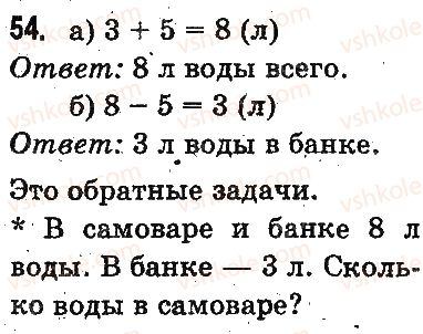 фото задание 54 - повторение материала 2 класса. ознакомление с уравнением