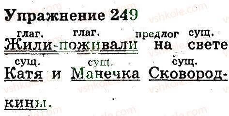 фото задание 249 - части речи. правописание