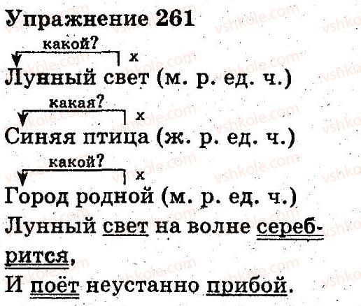фото задание 261 - части речи. правописание
