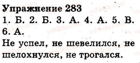 фото задание 283 - части речи. правописание