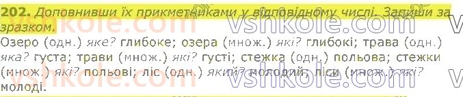 фото задание 202 - частини мови