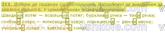 фото задание 211 - частини мови