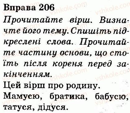 фото задание 206 - будова слова