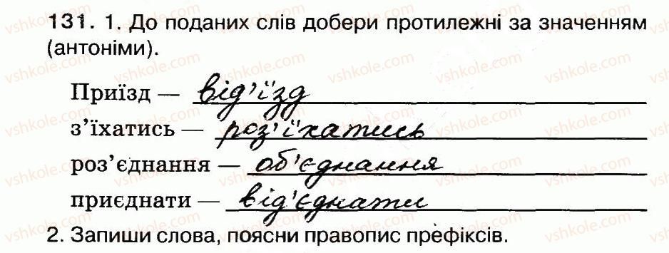 фото задание 131 - будова слова