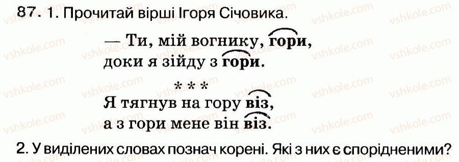 фото задание 87 - будова слова
