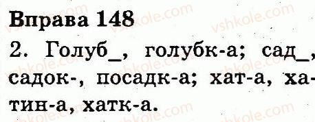 фото задание 148 - будова слова