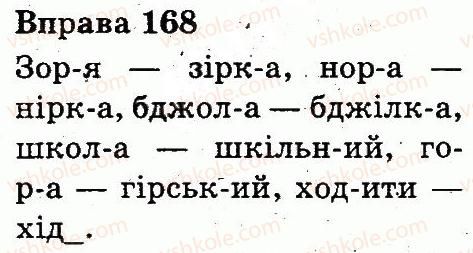 фото задание 168 - будова слова