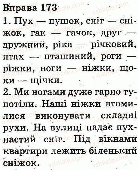 фото задание 173 - будова слова