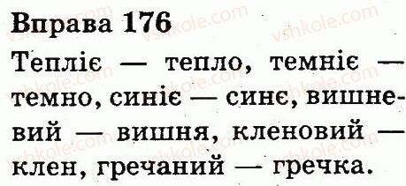 фото задание 176 - будова слова