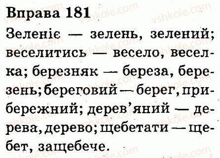 фото задание 181 - будова слова