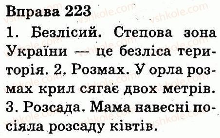 фото задание 223 - будова слова